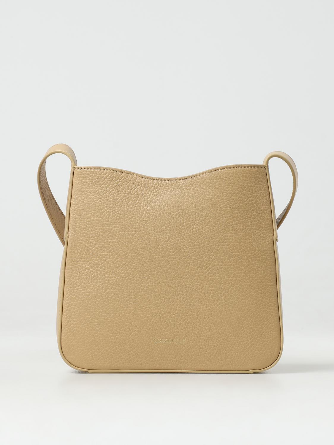 Shoulder Bag COCCINELLE Woman colour Beige