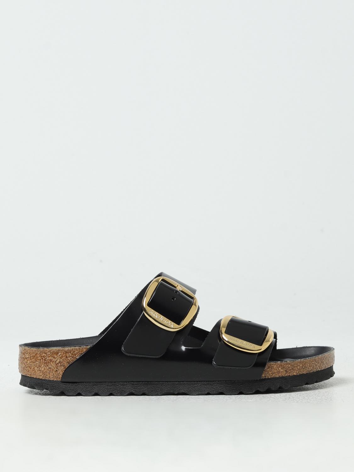 Flat Sandals BIRKENSTOCK Woman colour Black