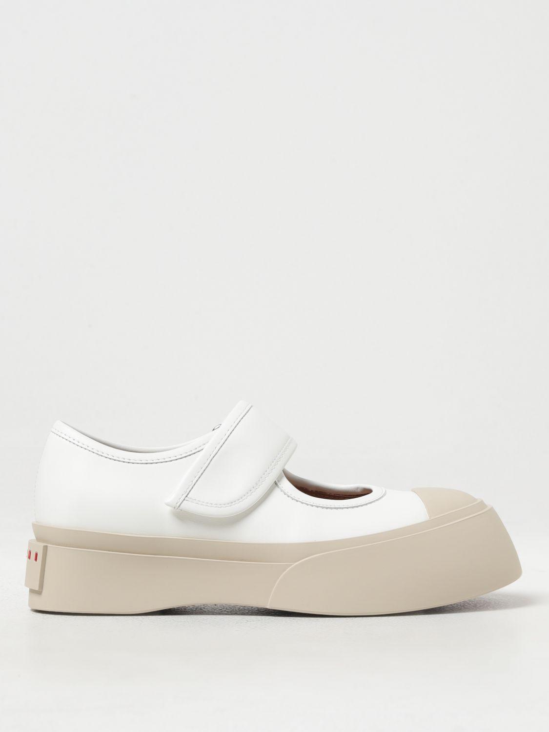 Flat Shoes MARNI Woman colour White