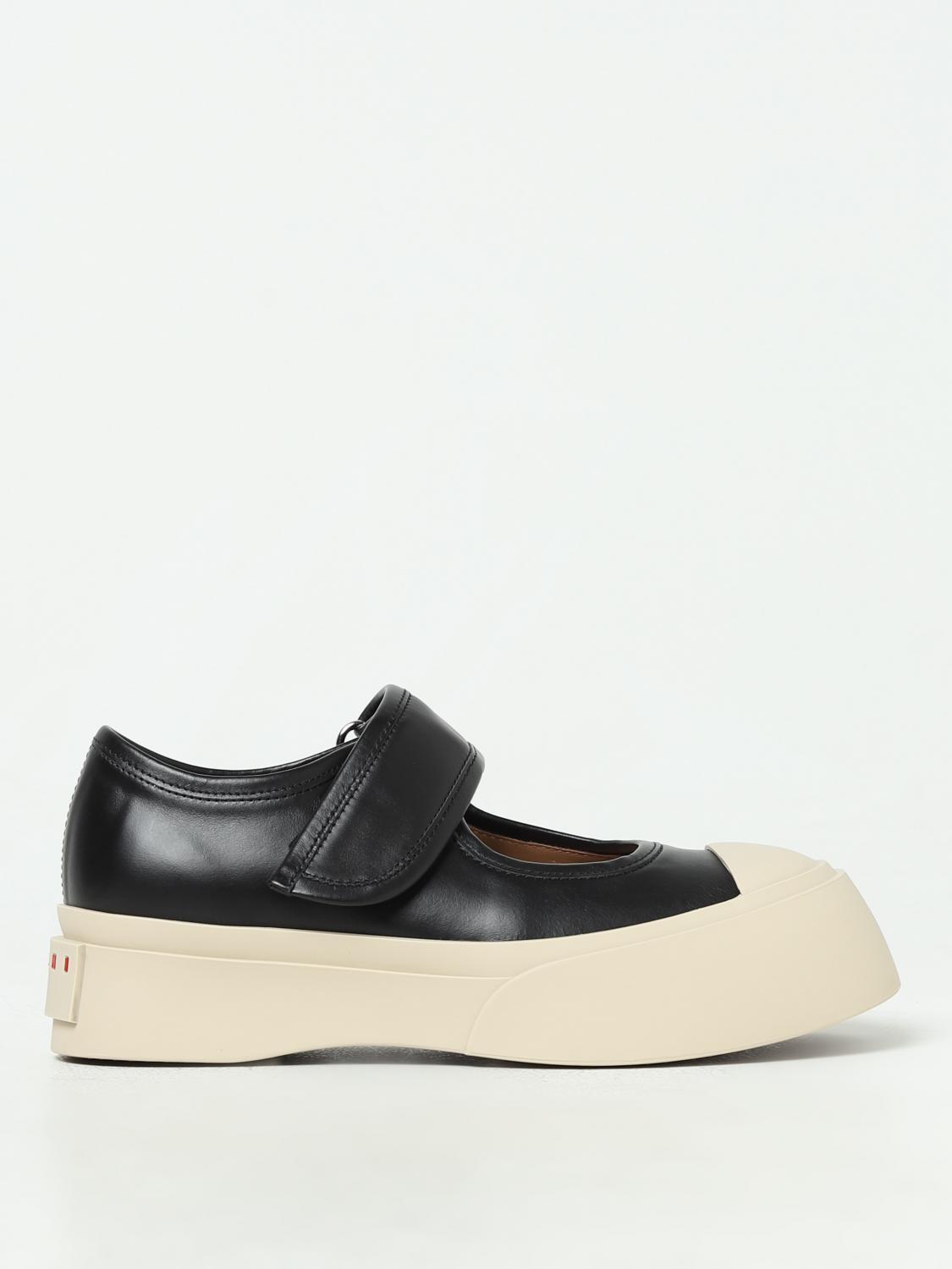 Flat Shoes MARNI Woman colour Black