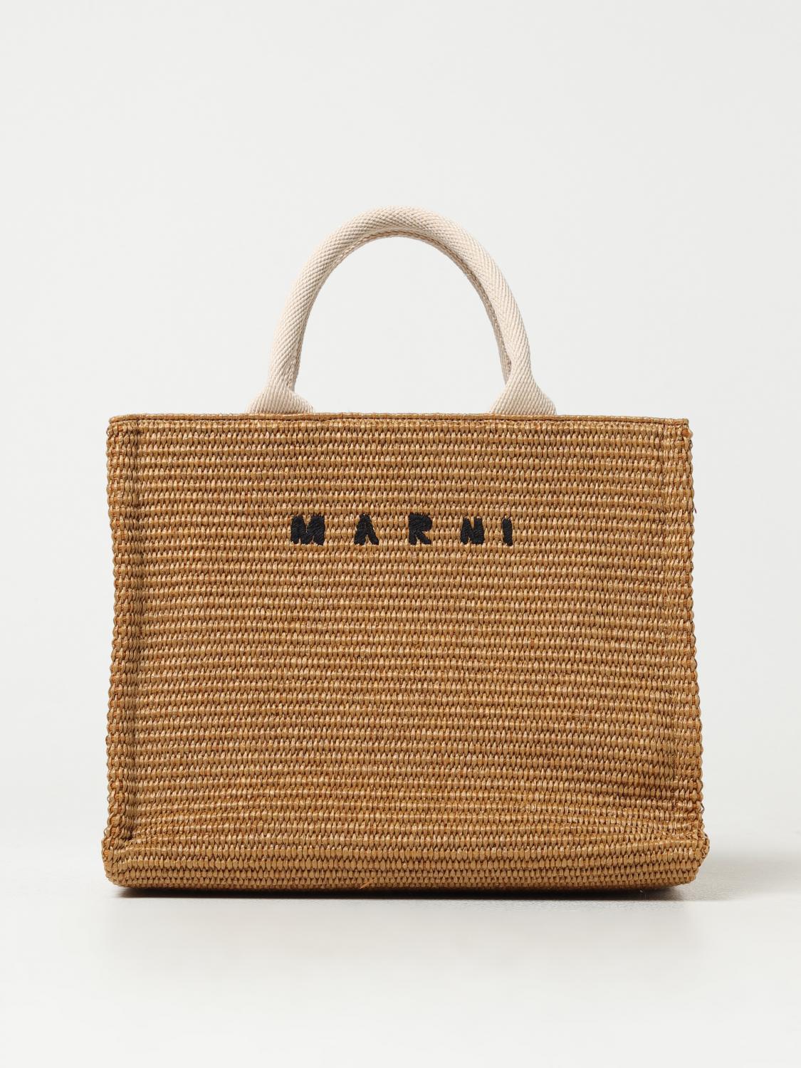 Tote Bags MARNI Woman colour Natural