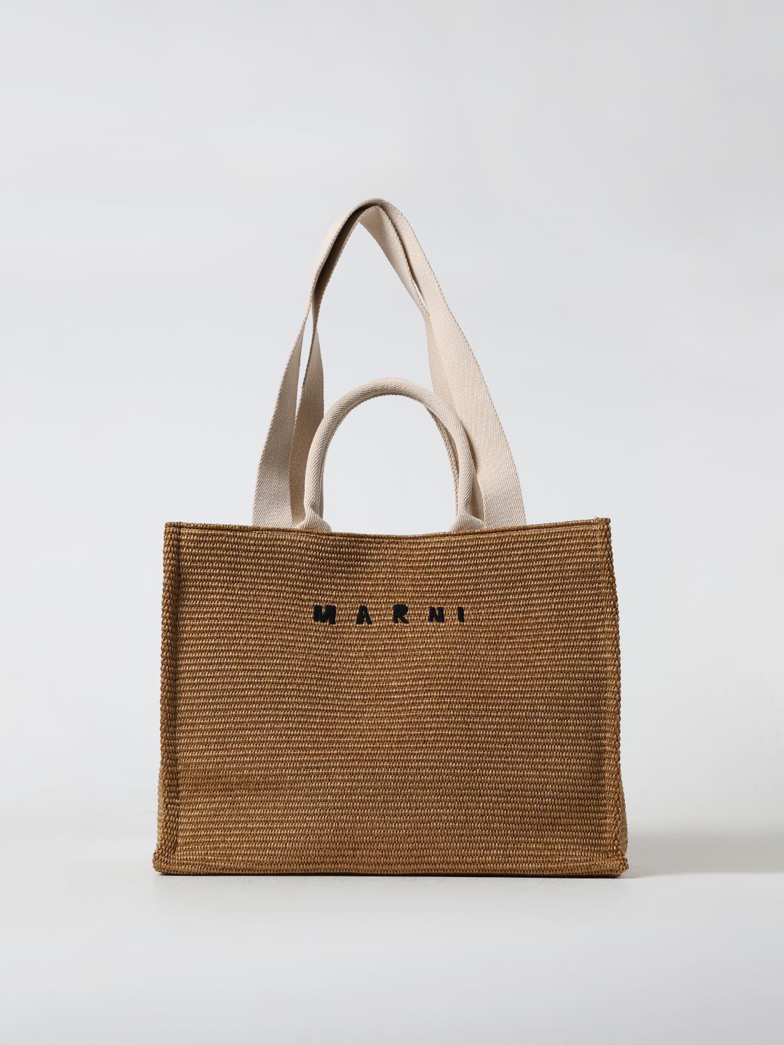 Tote Bags MARNI Woman colour Natural