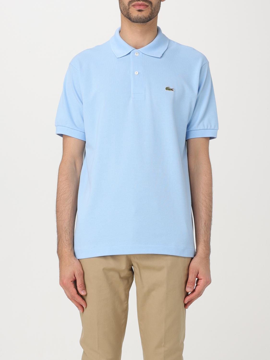 Polo Shirt LACOSTE Men colour Gnawed Blue