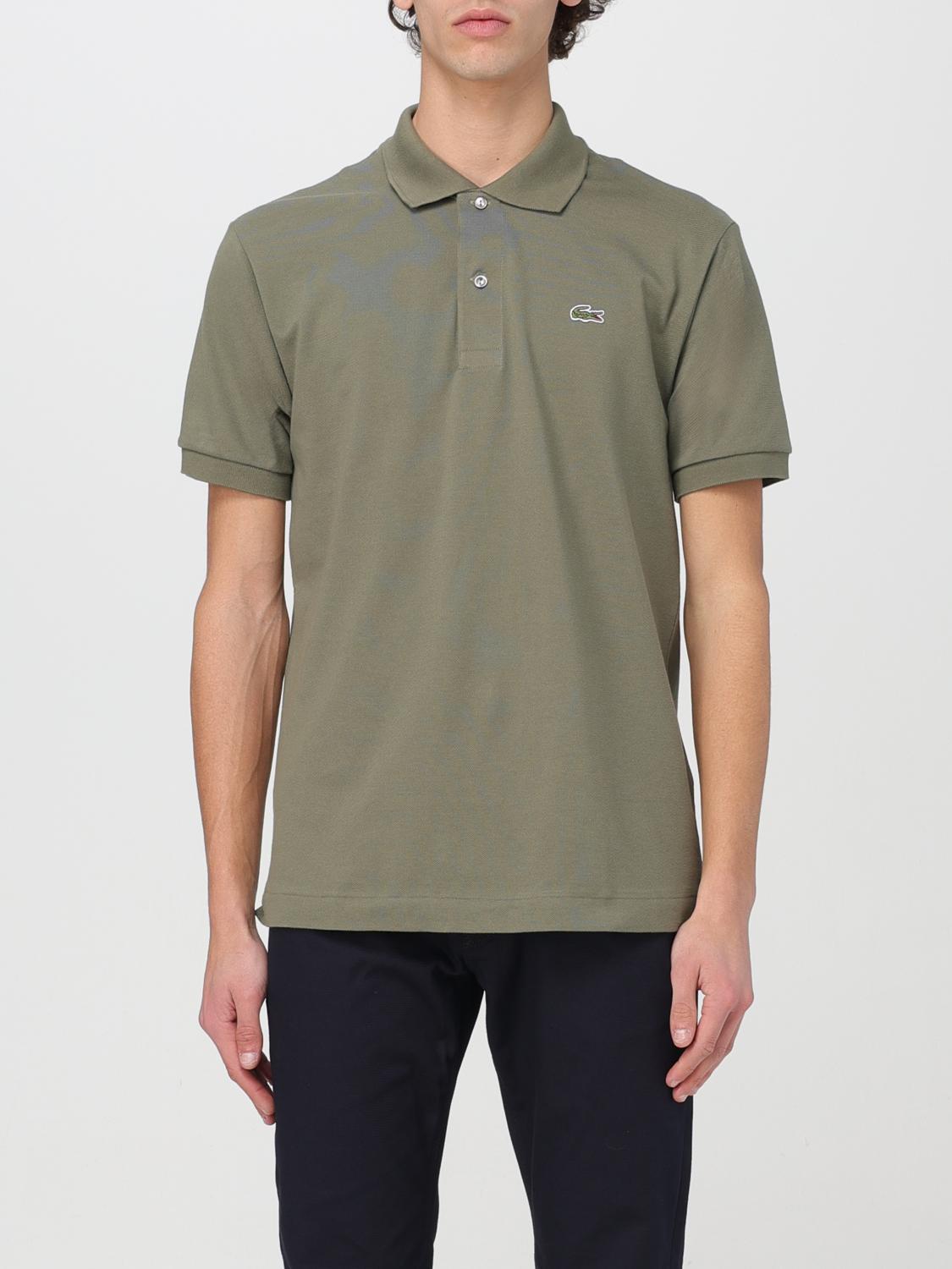 Polo Shirt LACOSTE Men colour Military