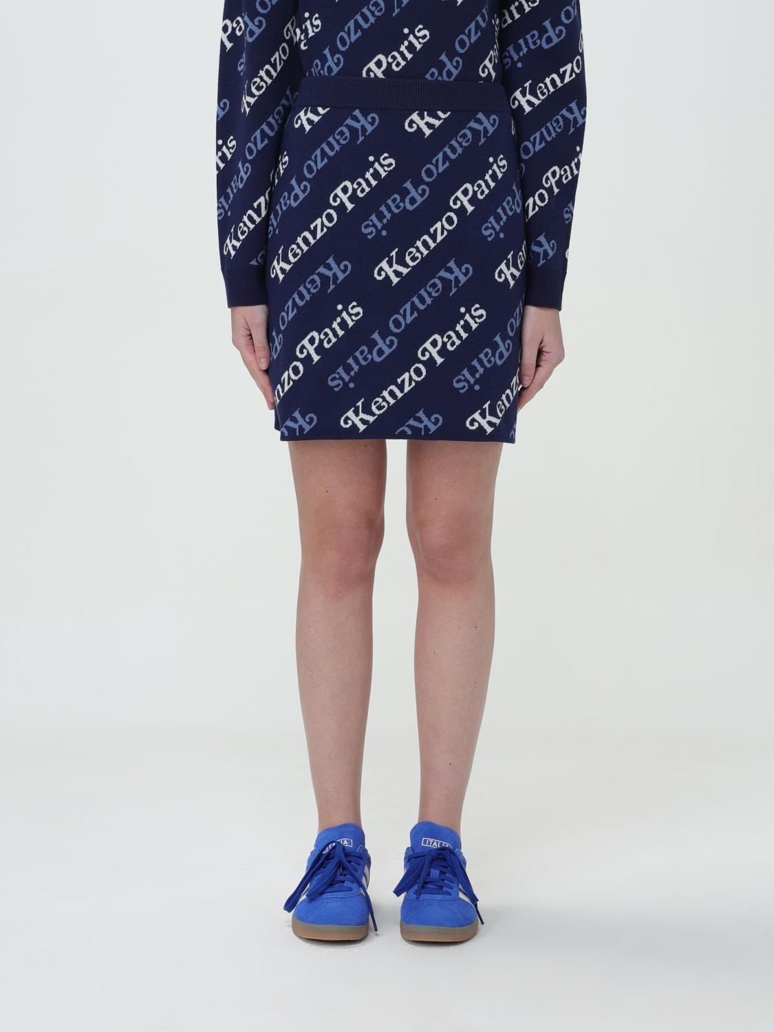 Skirt KENZO Woman colour Blue