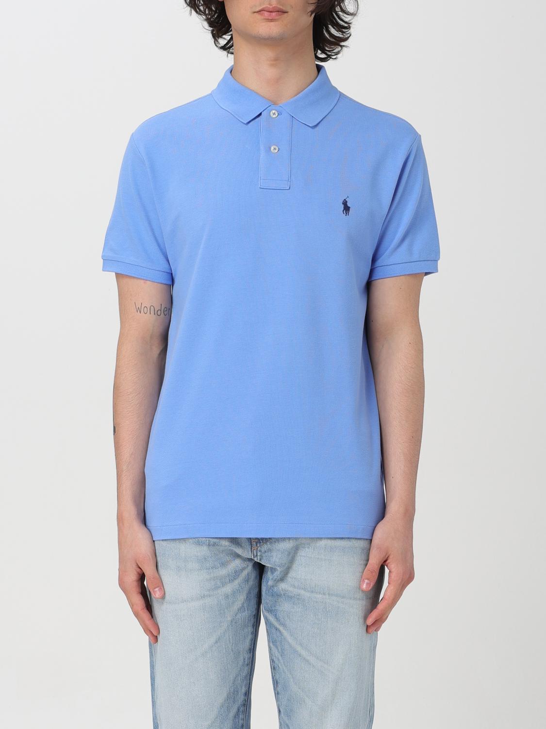 Polo Shirt POLO RALPH LAUREN Men colour Sky Blue