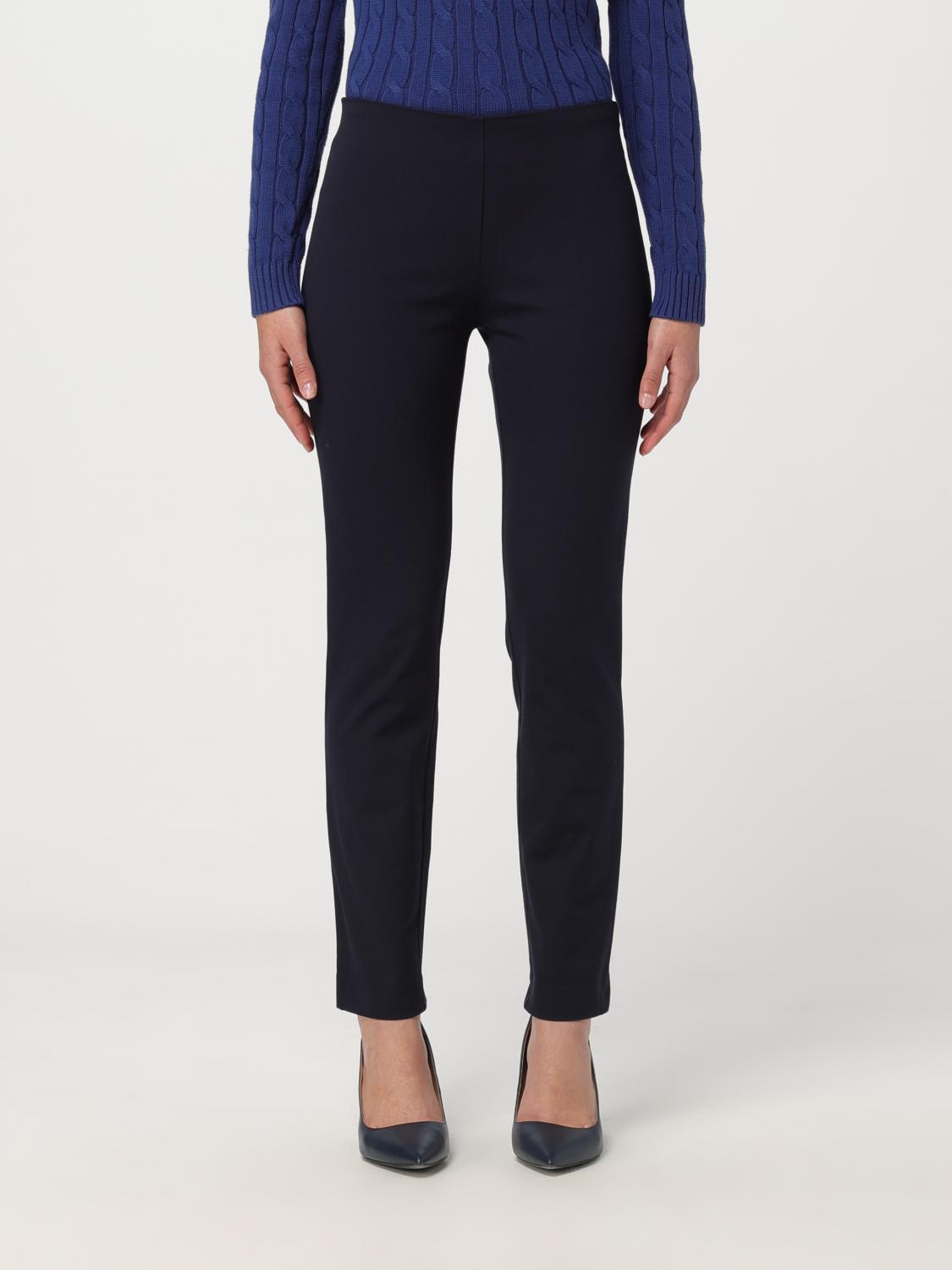 Trousers LAUREN RALPH LAUREN Woman colour Navy