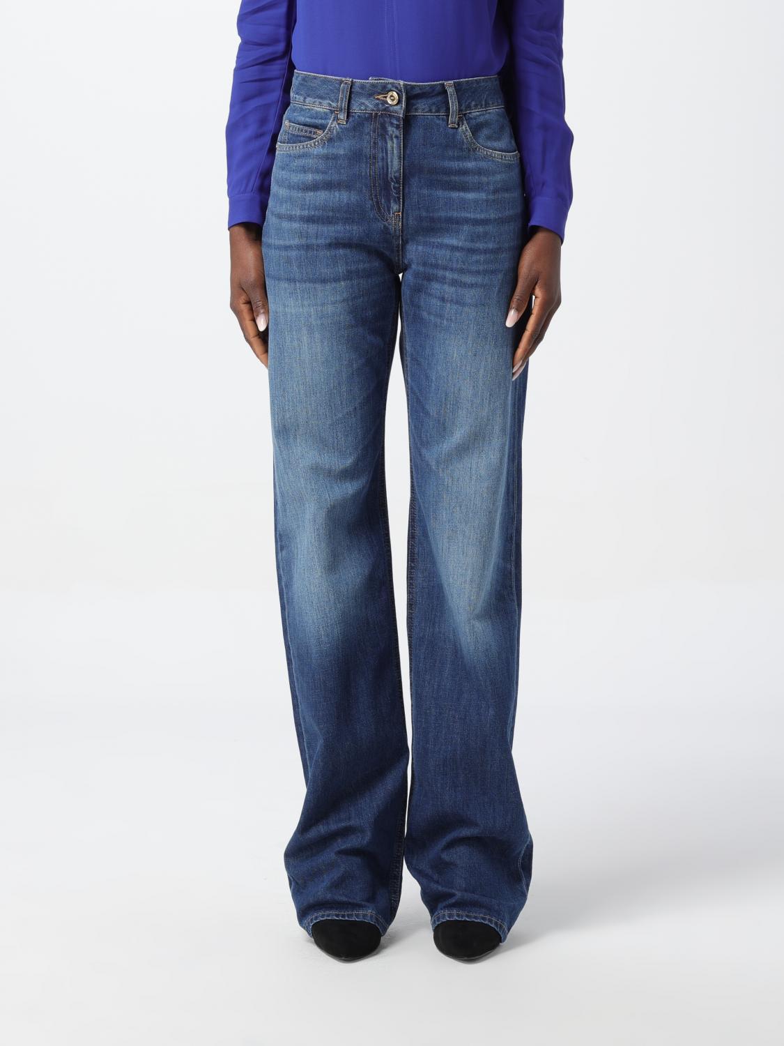 Jeans ELISABETTA FRANCHI Woman colour Denim