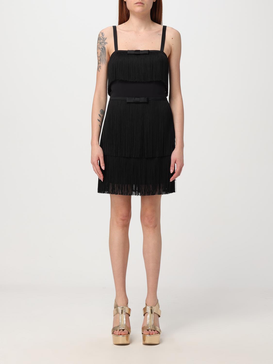 Dress ELISABETTA FRANCHI Woman colour Black