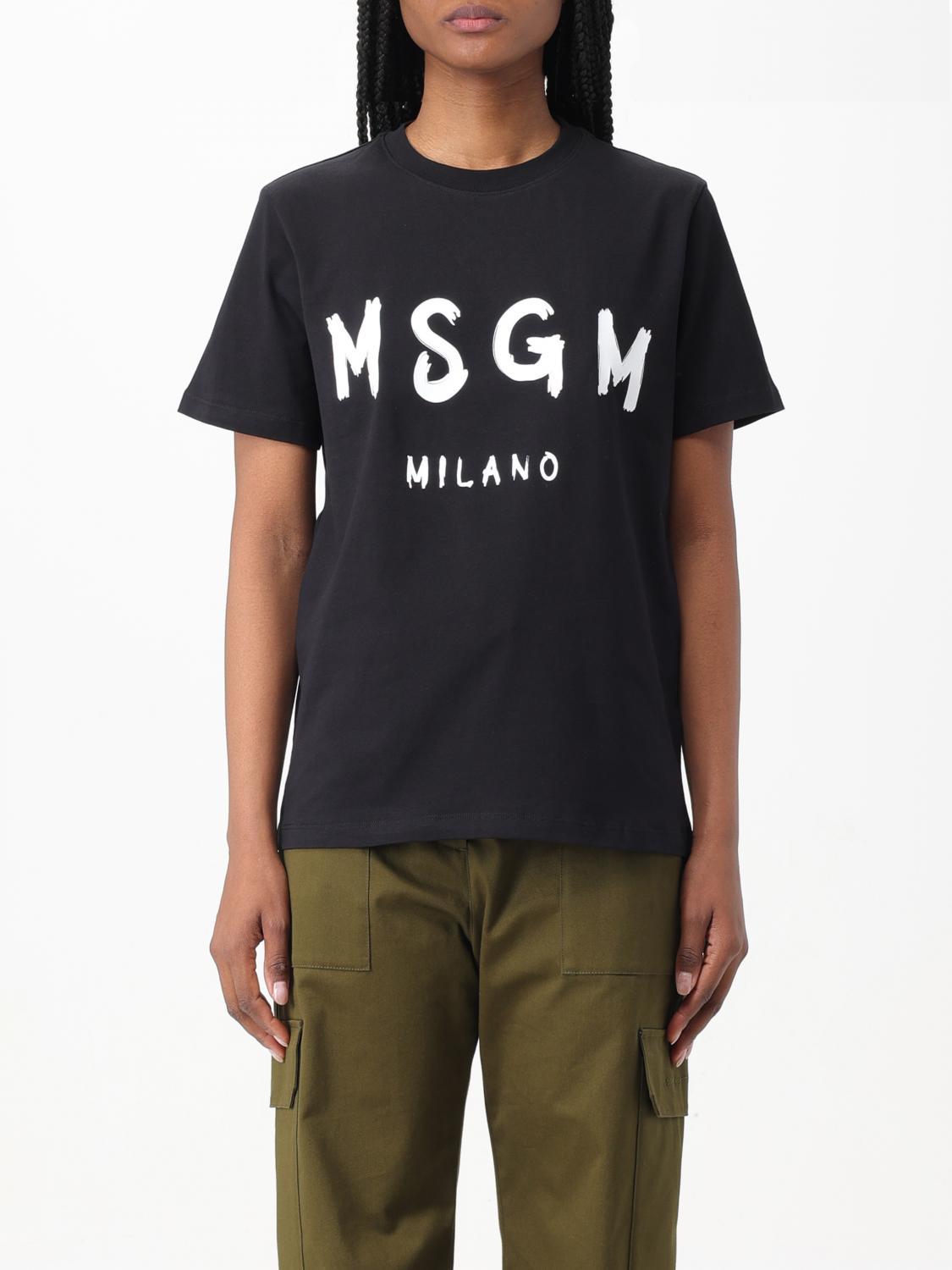 T-Shirt MSGM Woman colour Black