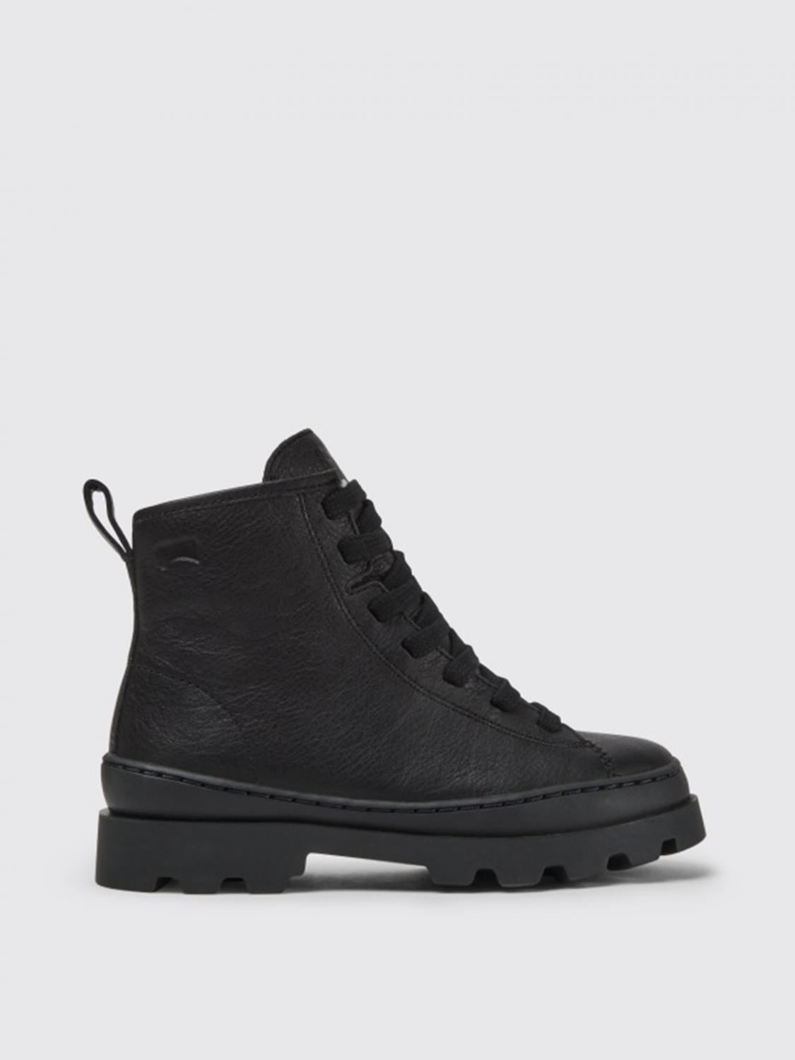 Brutus Camper Ankle Boots In Calfskin