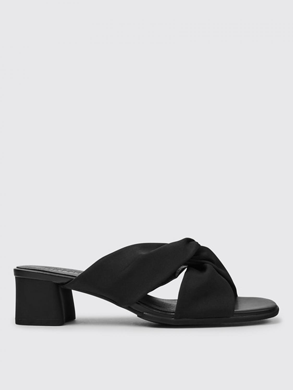 Heeled Sandals CAMPER Woman colour Black