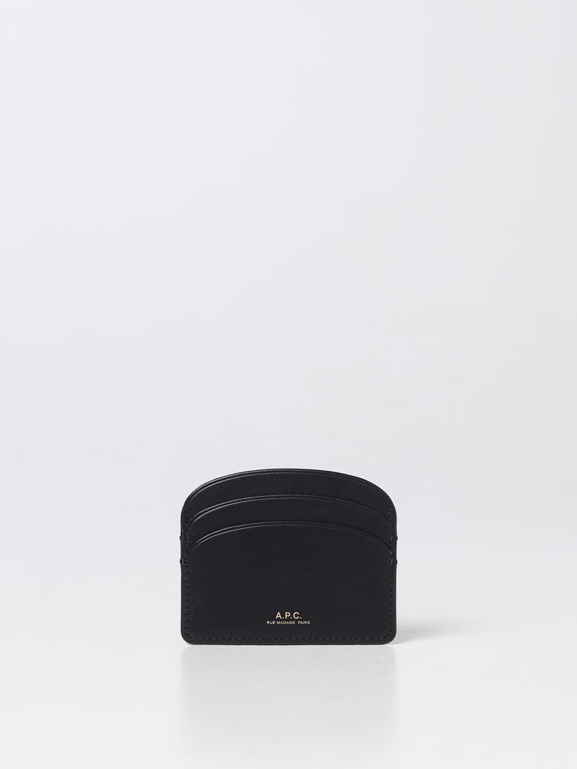 Wallet A.P.C. Woman colour Black