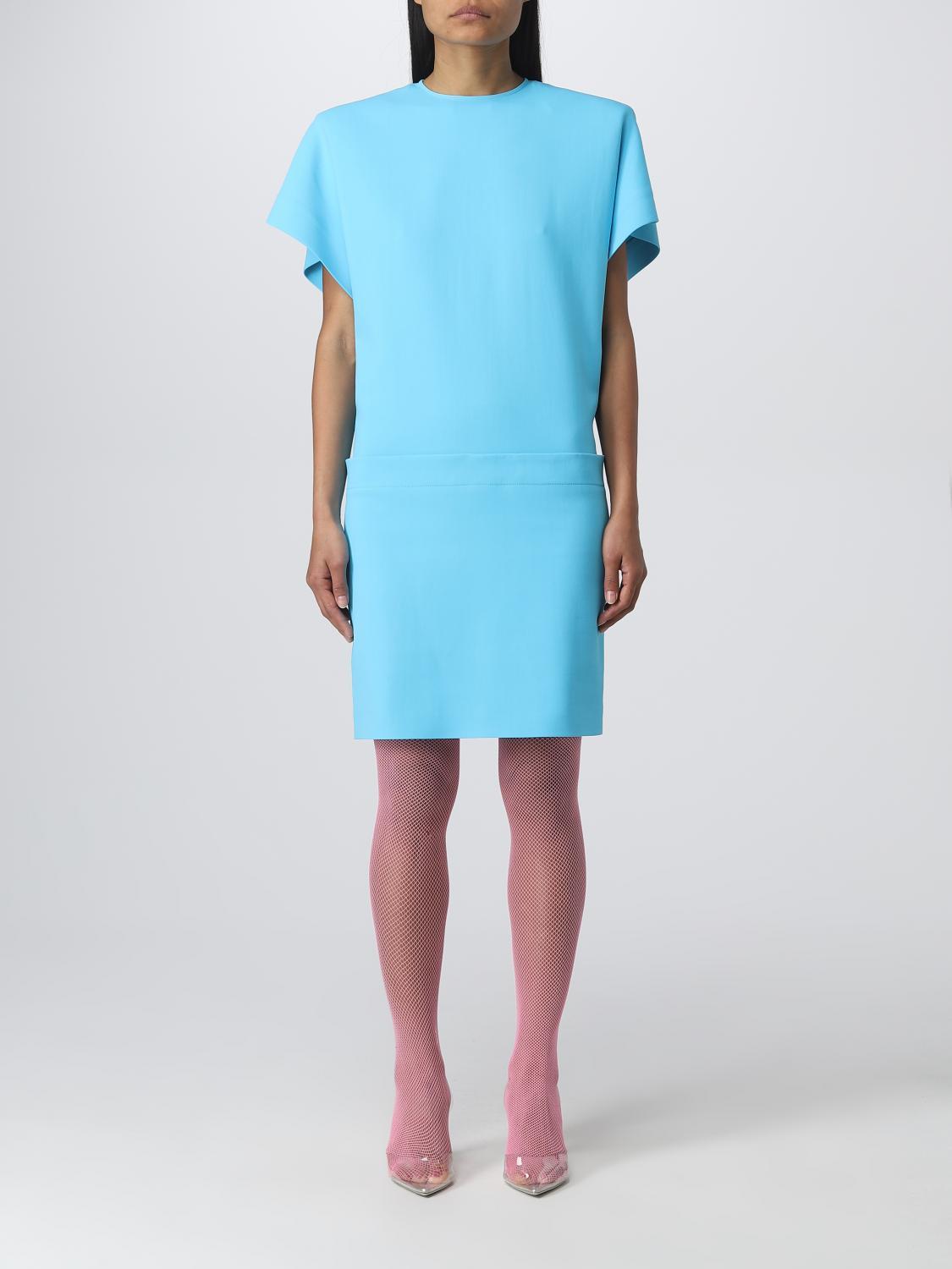 Dress SPORTMAX Woman colour Turquoise