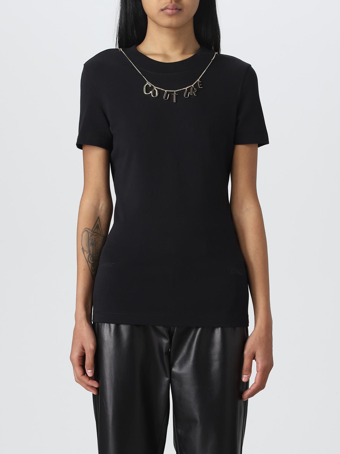 T-Shirt VERSACE JEANS COUTURE Woman colour Black