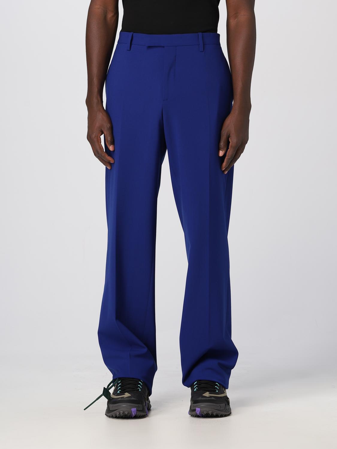 Trousers OFF-WHITE Men colour Blue