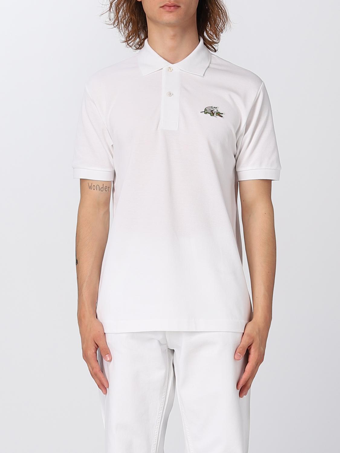 Polo Shirt LACOSTE Men colour Yellow Cream