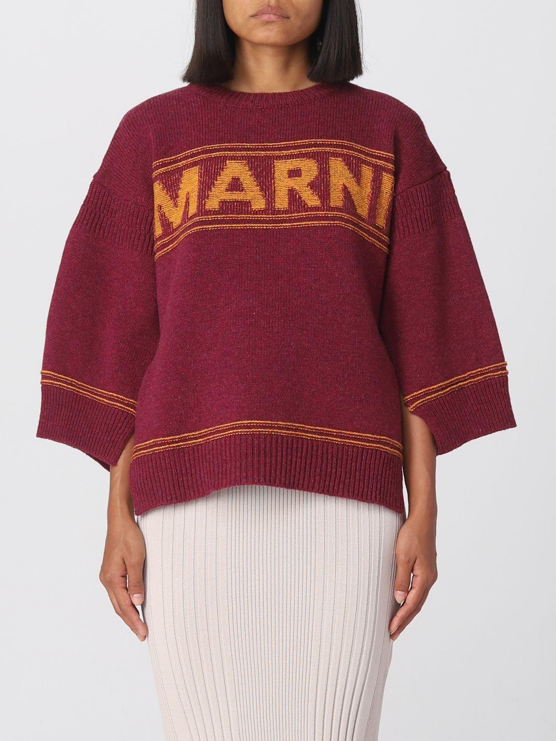 Jumper MARNI Woman colour Ruby