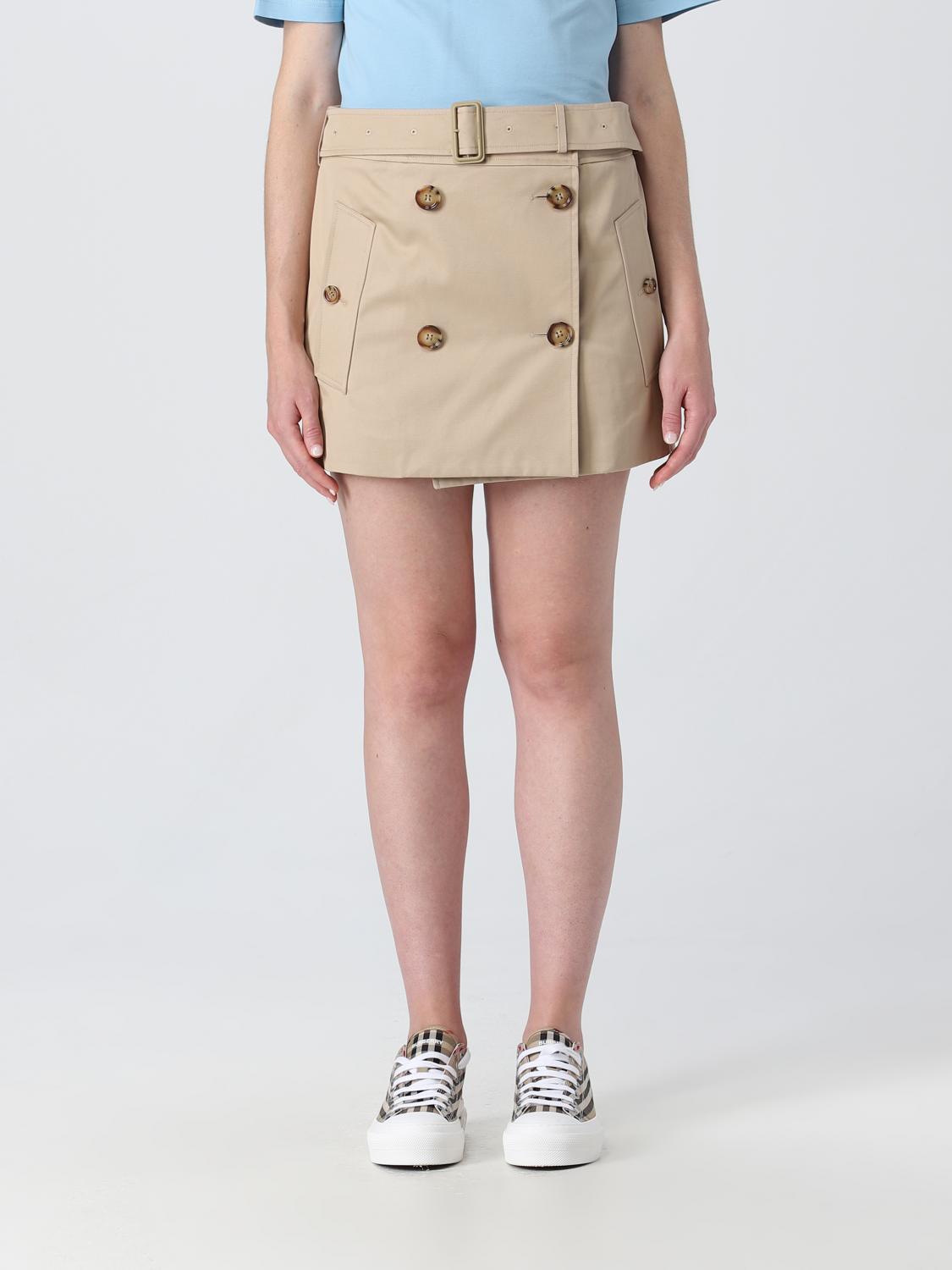 Skirt BURBERRY Woman colour Beige