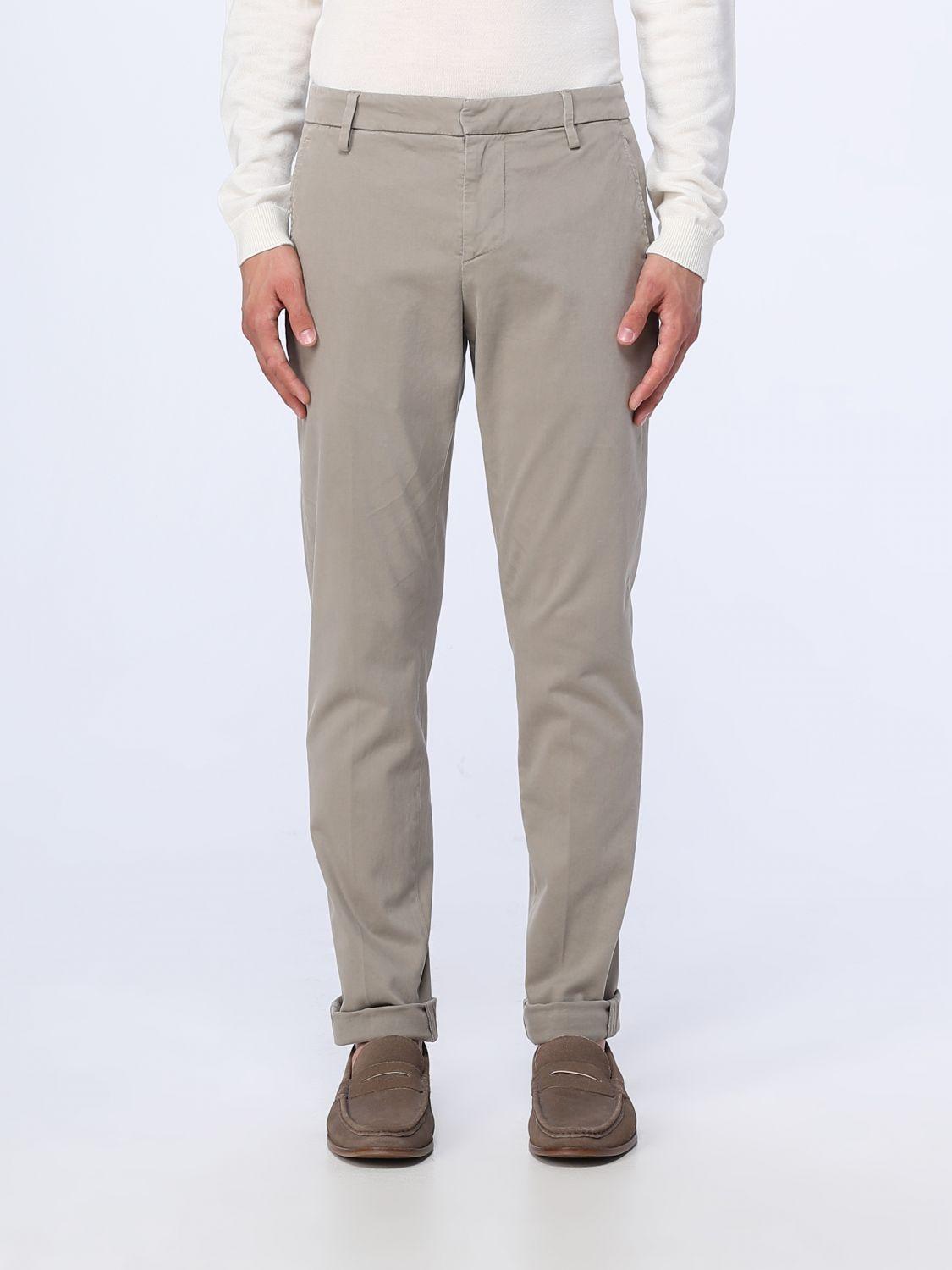 Trousers DONDUP Men colour Brown