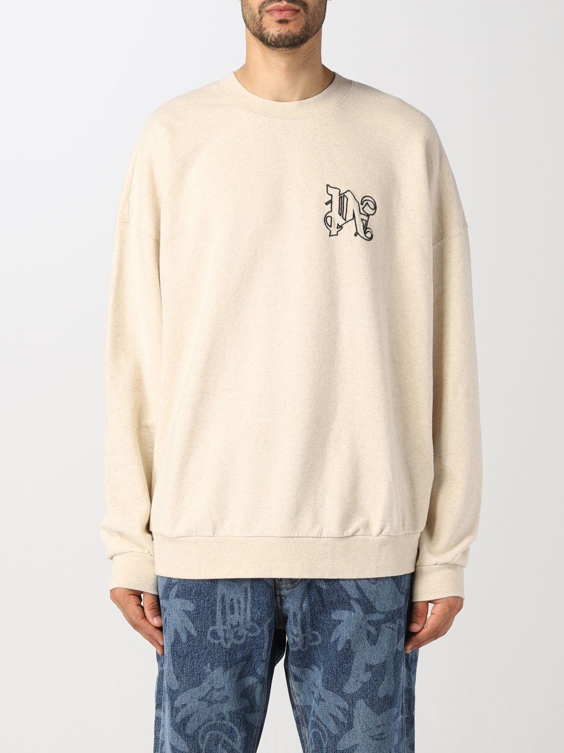 Sweatshirt PALM ANGELS Men colour Beige