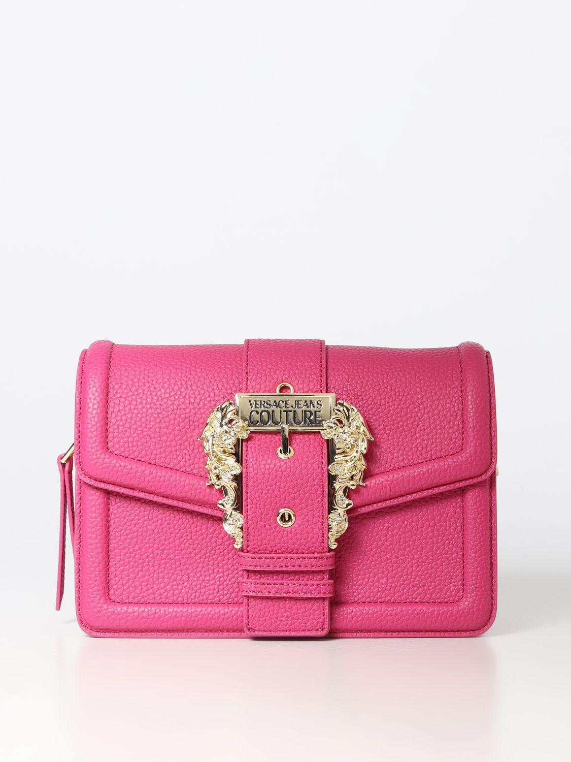 Crossbody Bags VERSACE JEANS COUTURE Woman colour Fuchsia