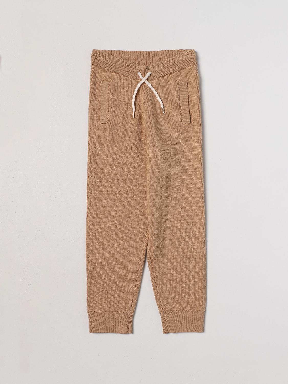 Trousers CHLOÉ Kids colour Yellow Cream