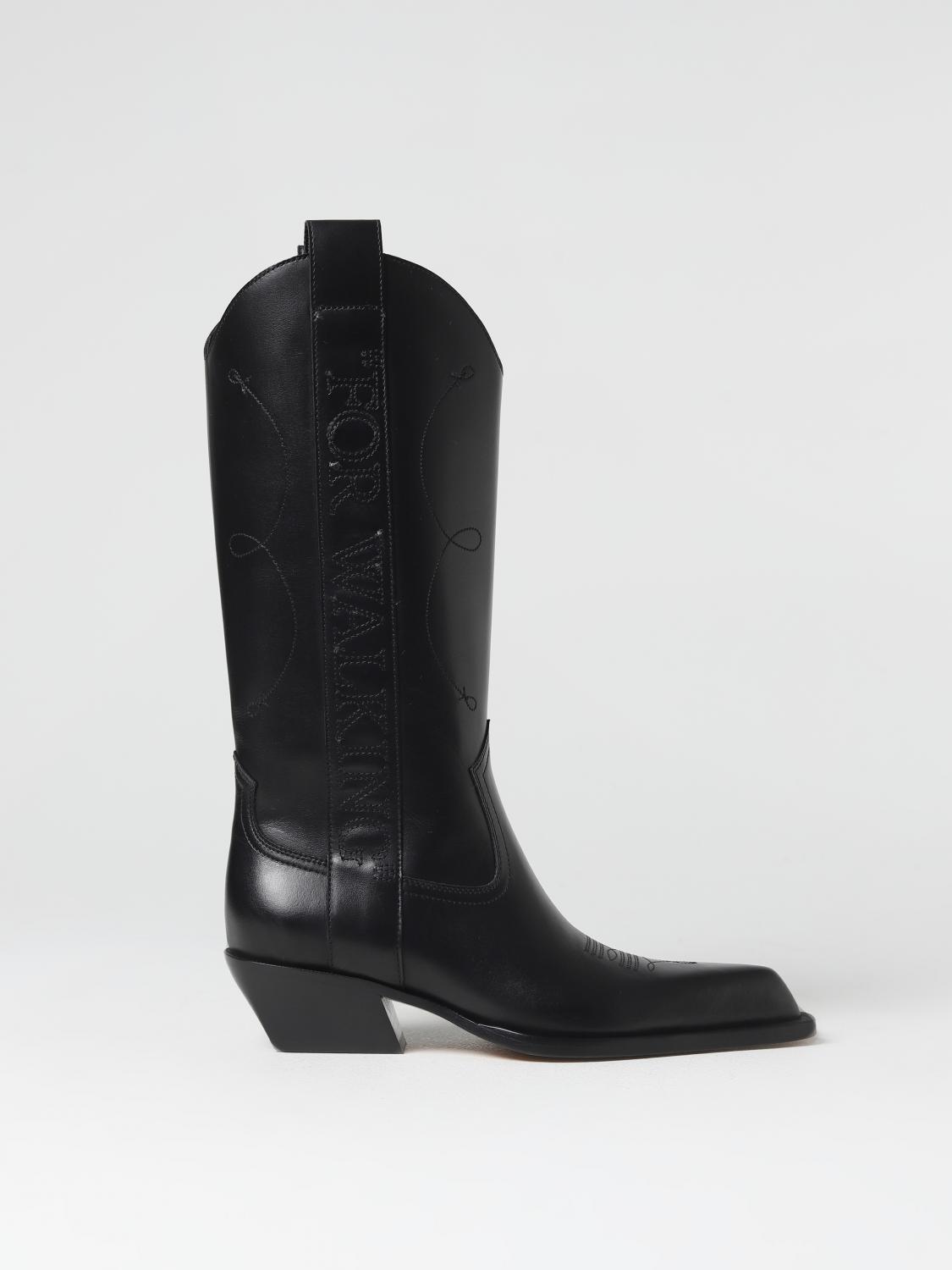 Boots OFF-WHITE Woman colour Black