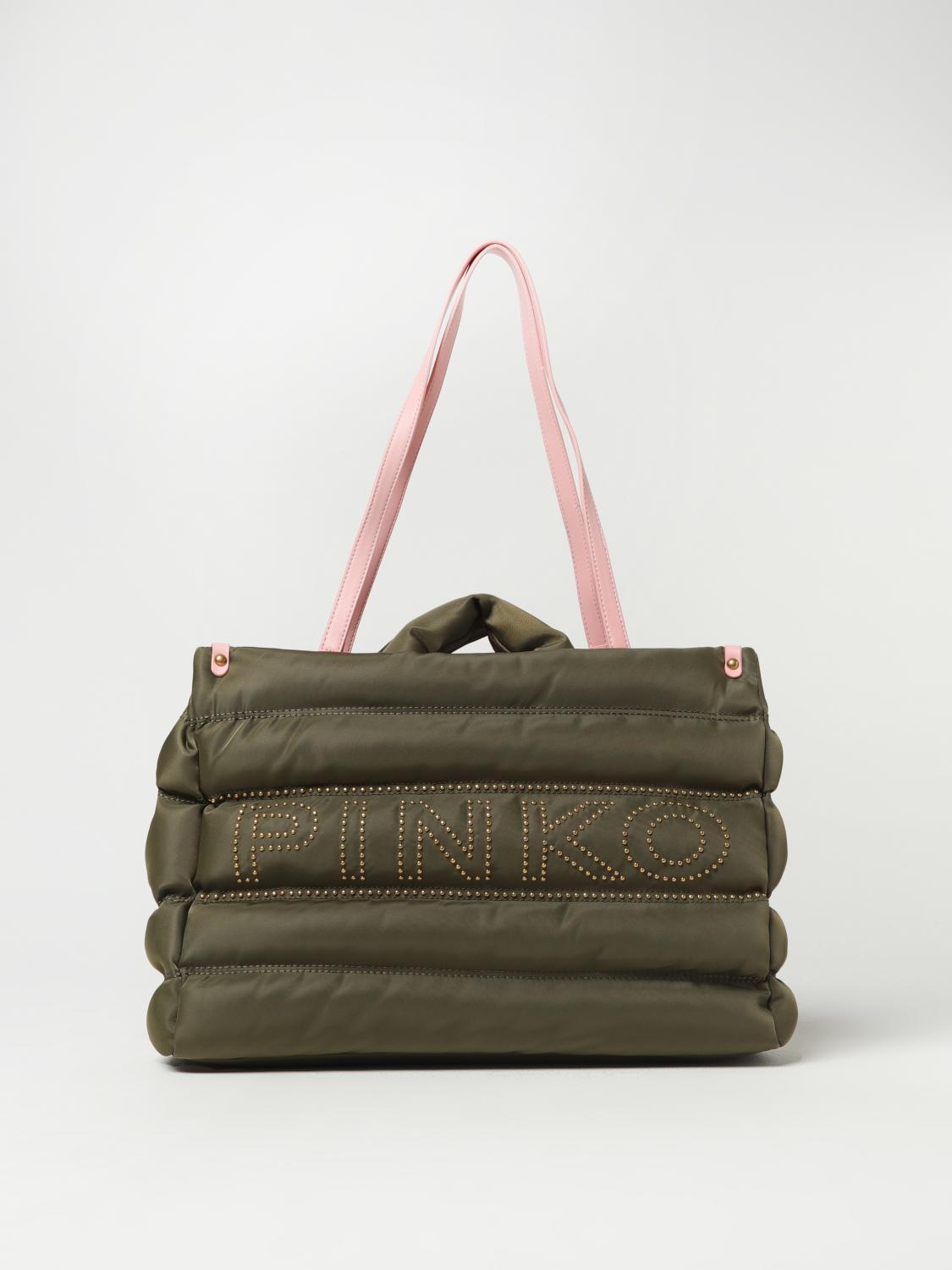 Tote Bags PINKO Woman colour Green