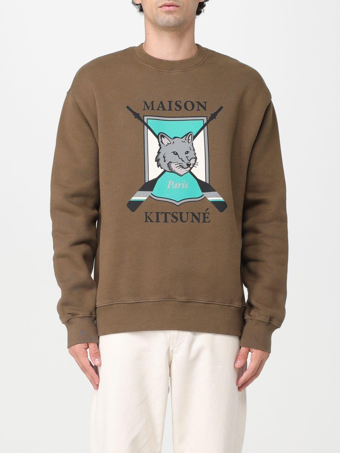 Sweatshirt MAISON KITSUNÉ Men colour Kaki