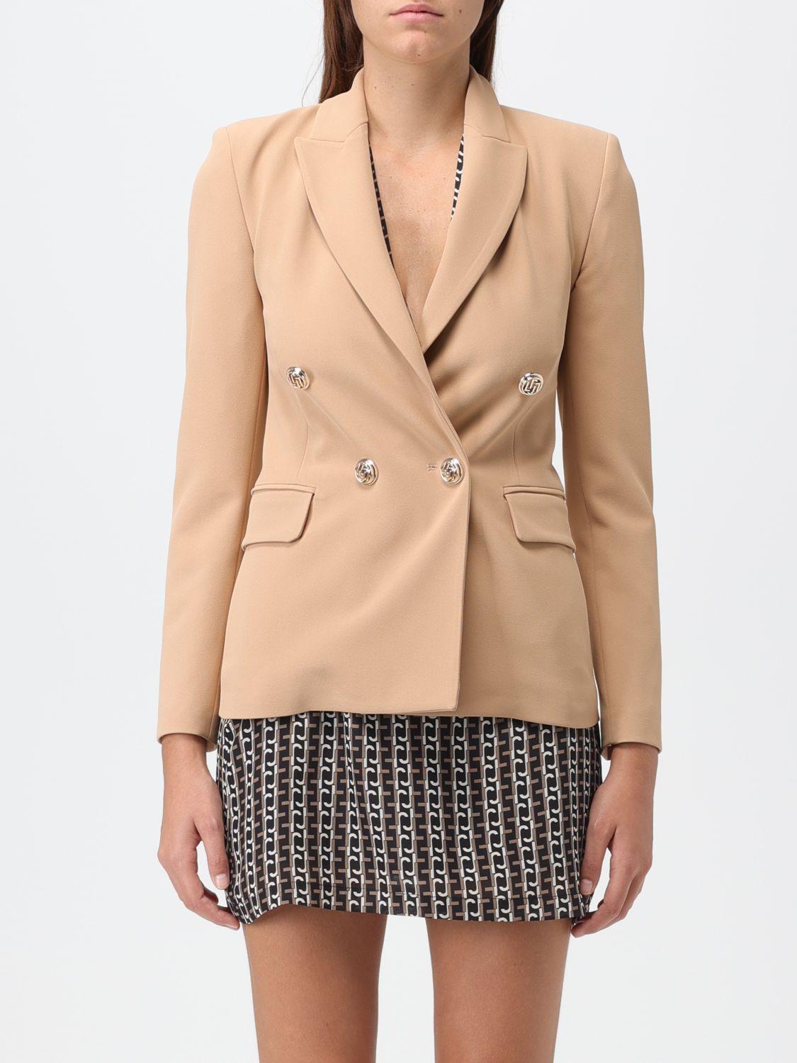 Blazer LIU JO Woman colour Beige