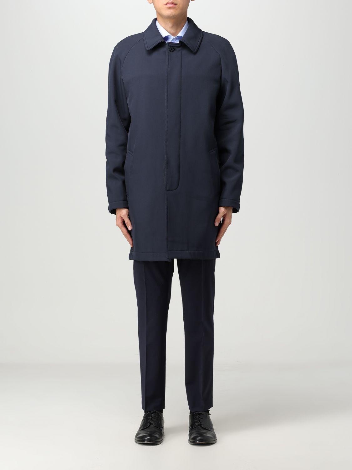 Coat DANIELE ALESSANDRINI Men colour Blue