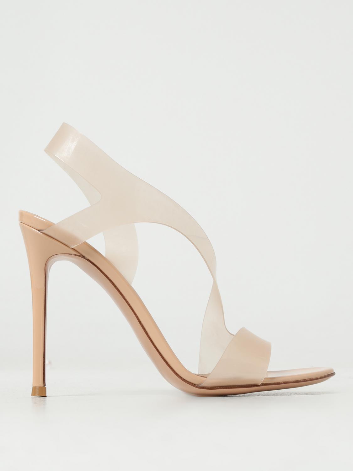 Heeled Sandals GIANVITO ROSSI Woman colour Beige