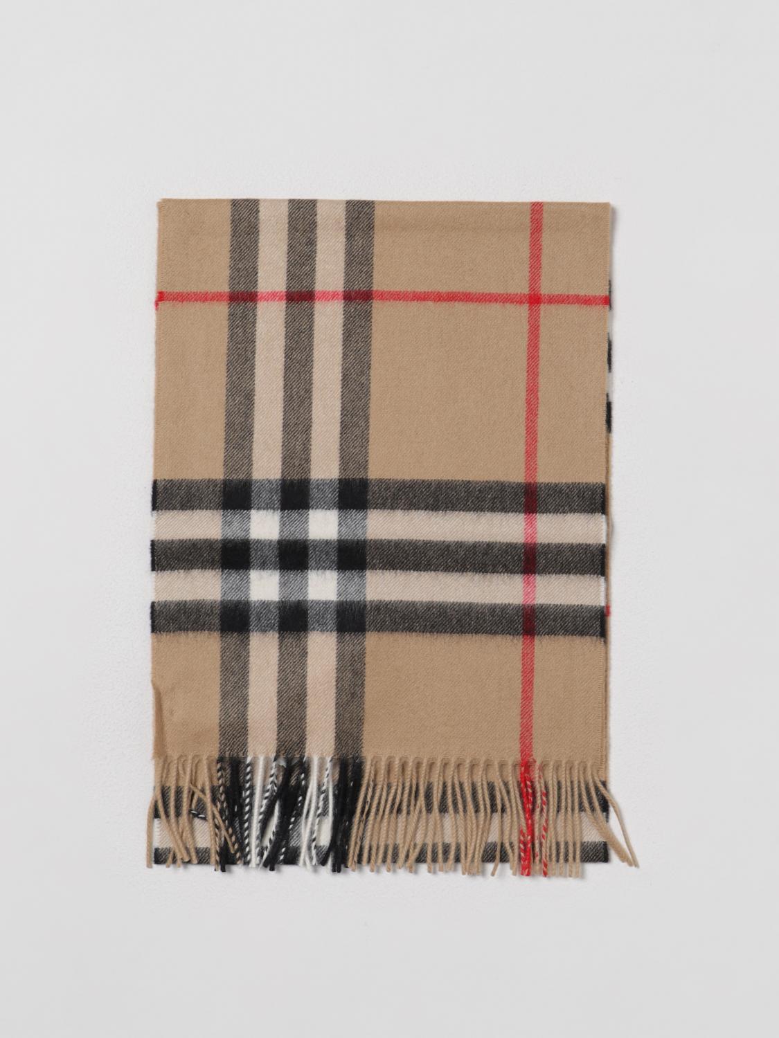 Scarf BURBERRY Woman colour Beige