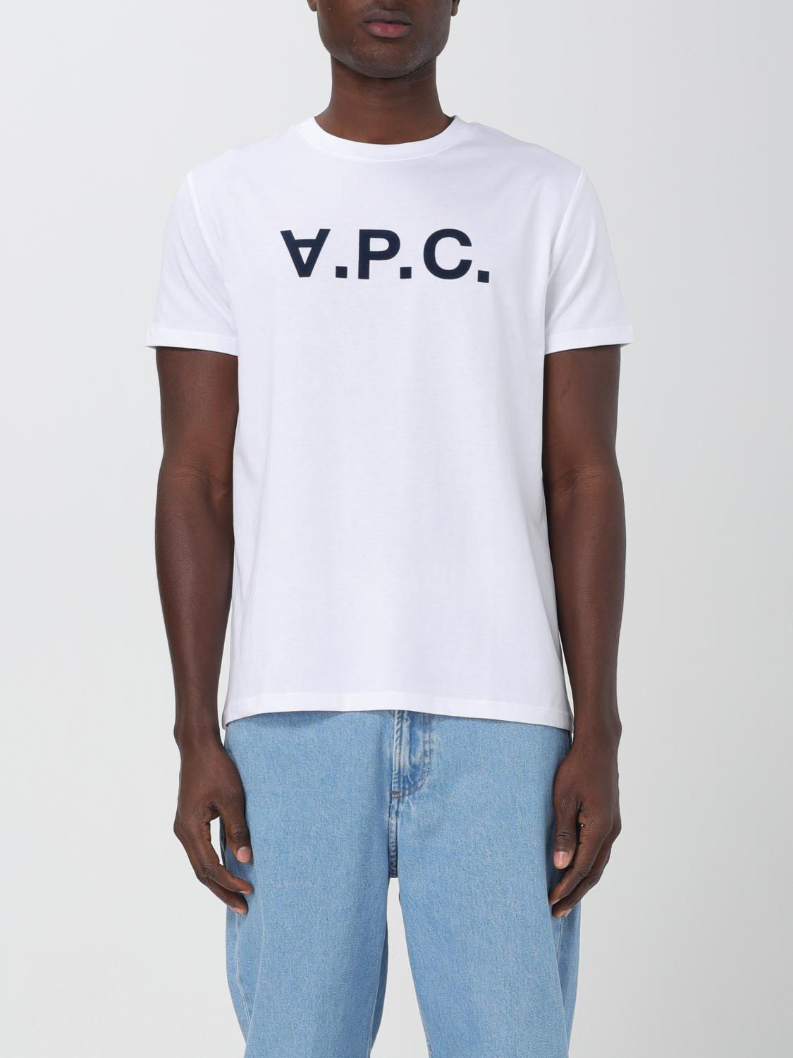 T-Shirt A.P.C. Men colour Blue