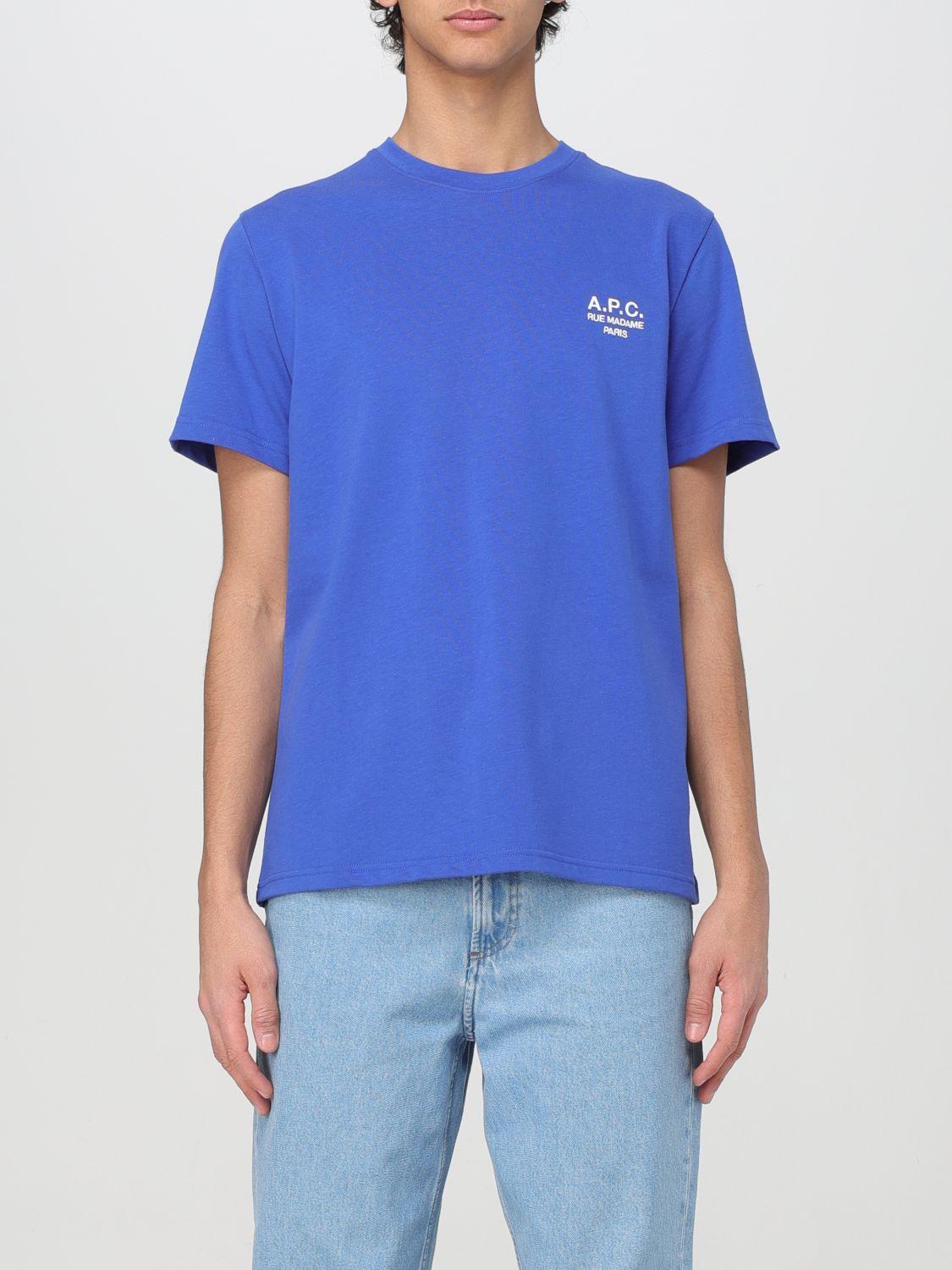 T-Shirt A.P.C. Men colour Blue 1