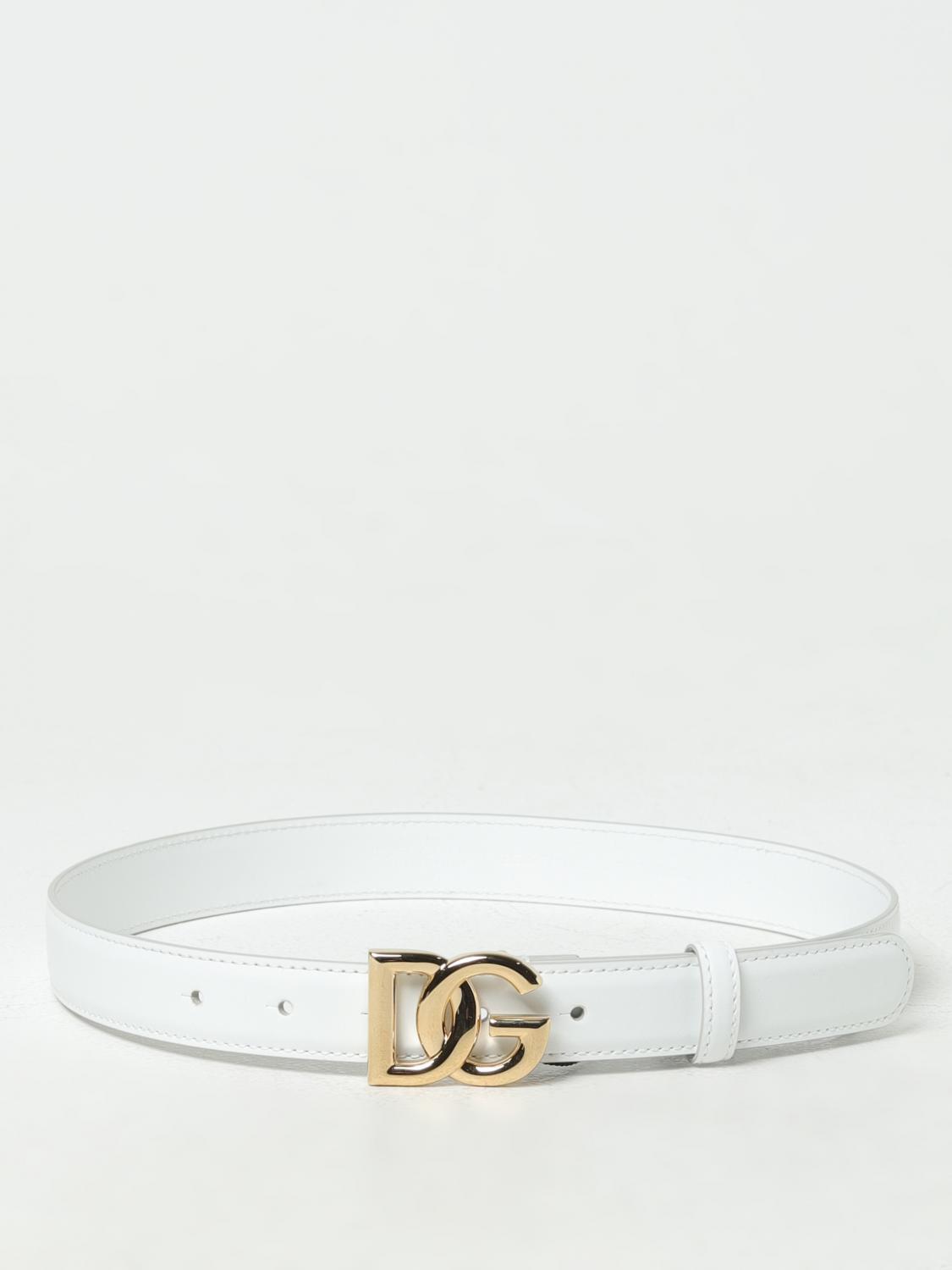 Belt DOLCE & GABBANA Woman colour White