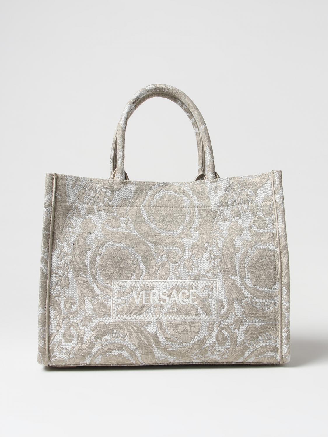 Tote Bags VERSACE Woman colour Beige