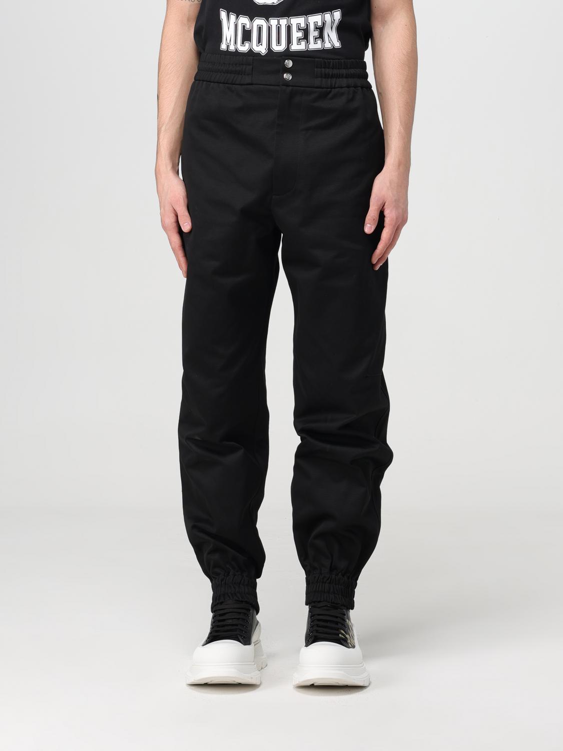 Trousers ALEXANDER MCQUEEN Men colour Black