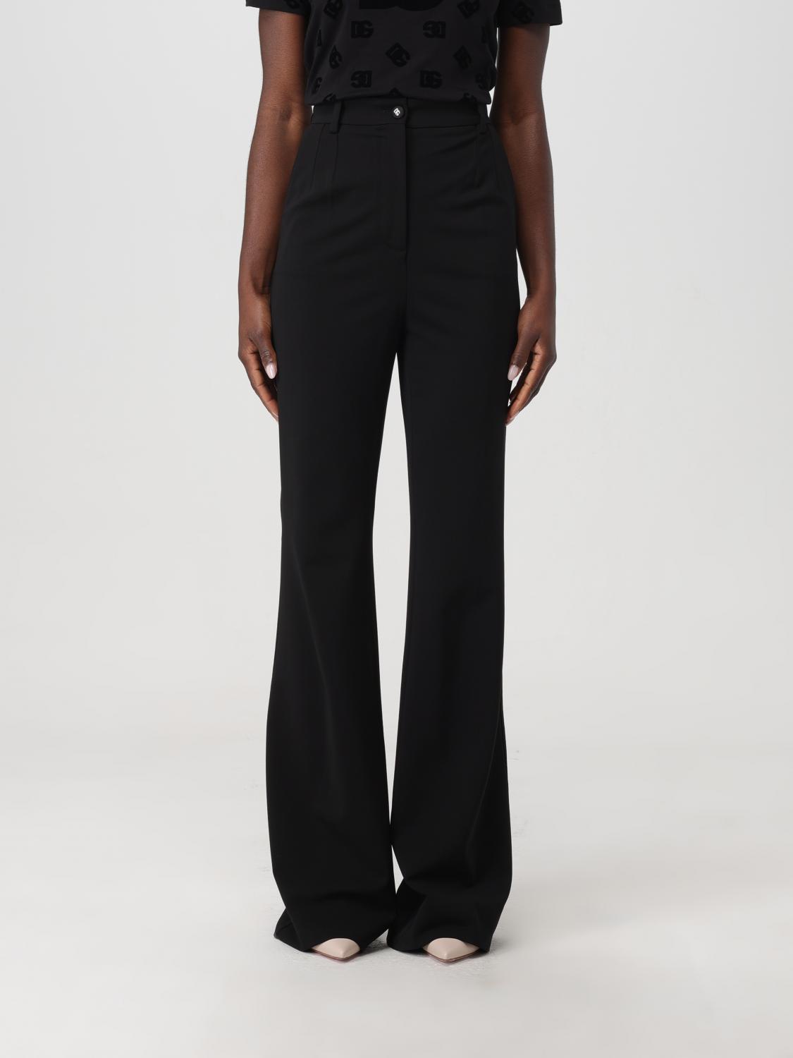 Trousers DOLCE & GABBANA Woman colour Black