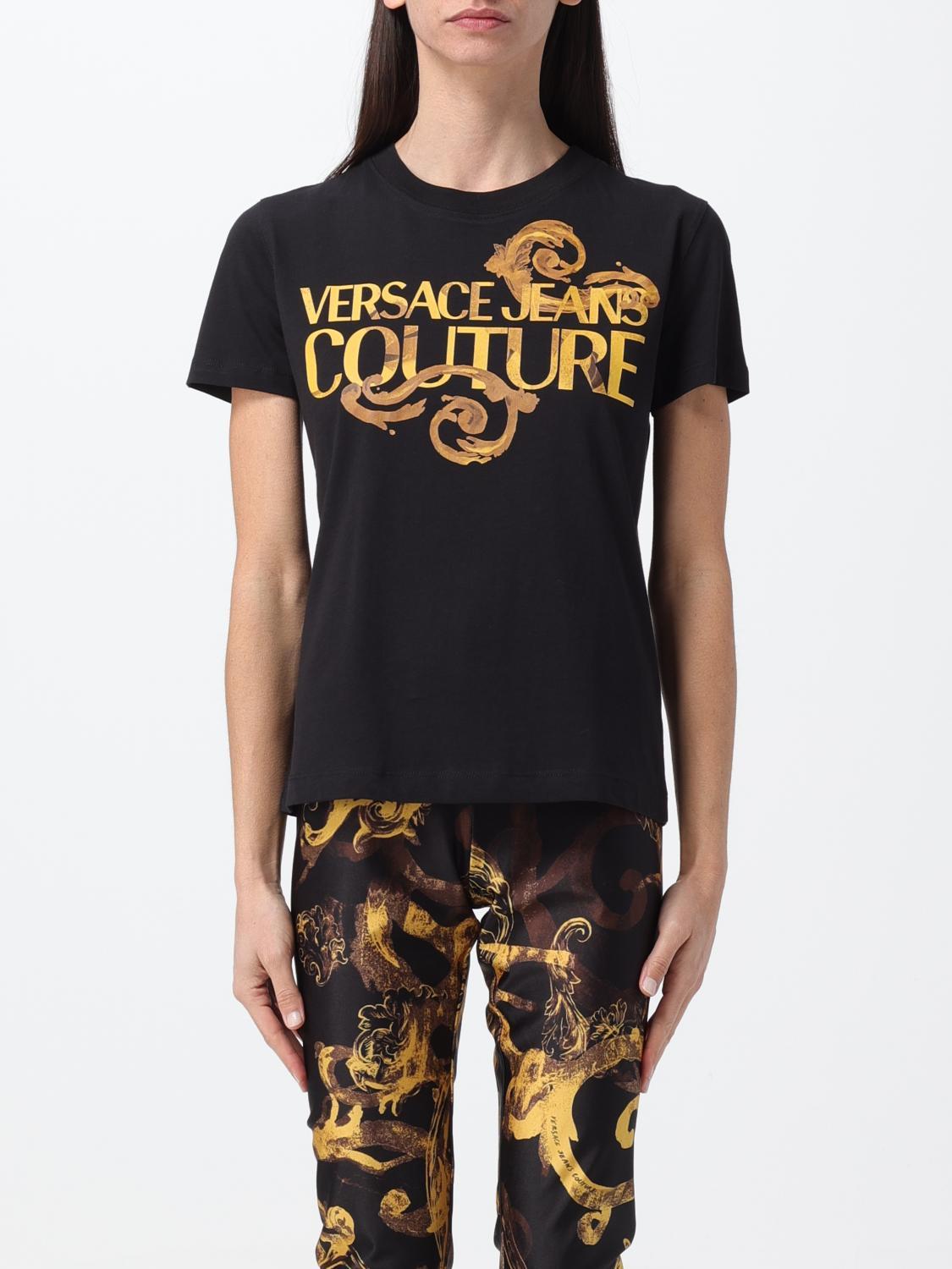 T-Shirt VERSACE JEANS COUTURE Woman colour Black