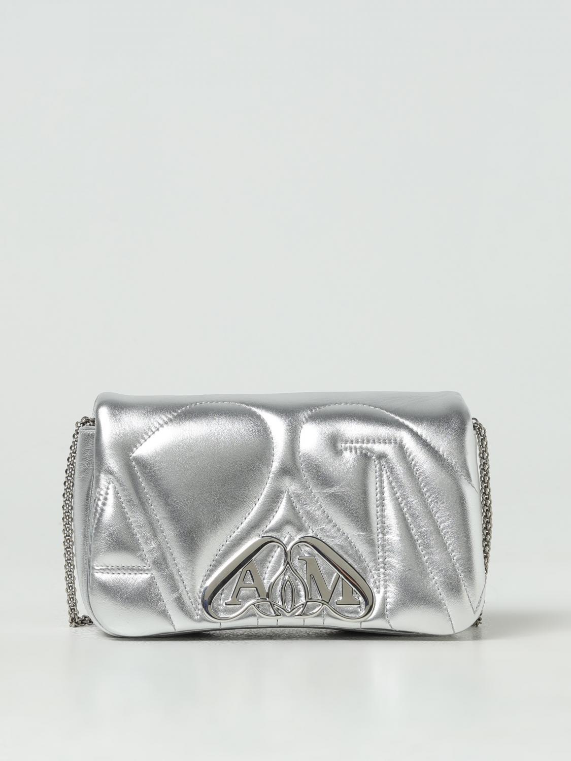 Mini Bag ALEXANDER MCQUEEN Woman colour Silver