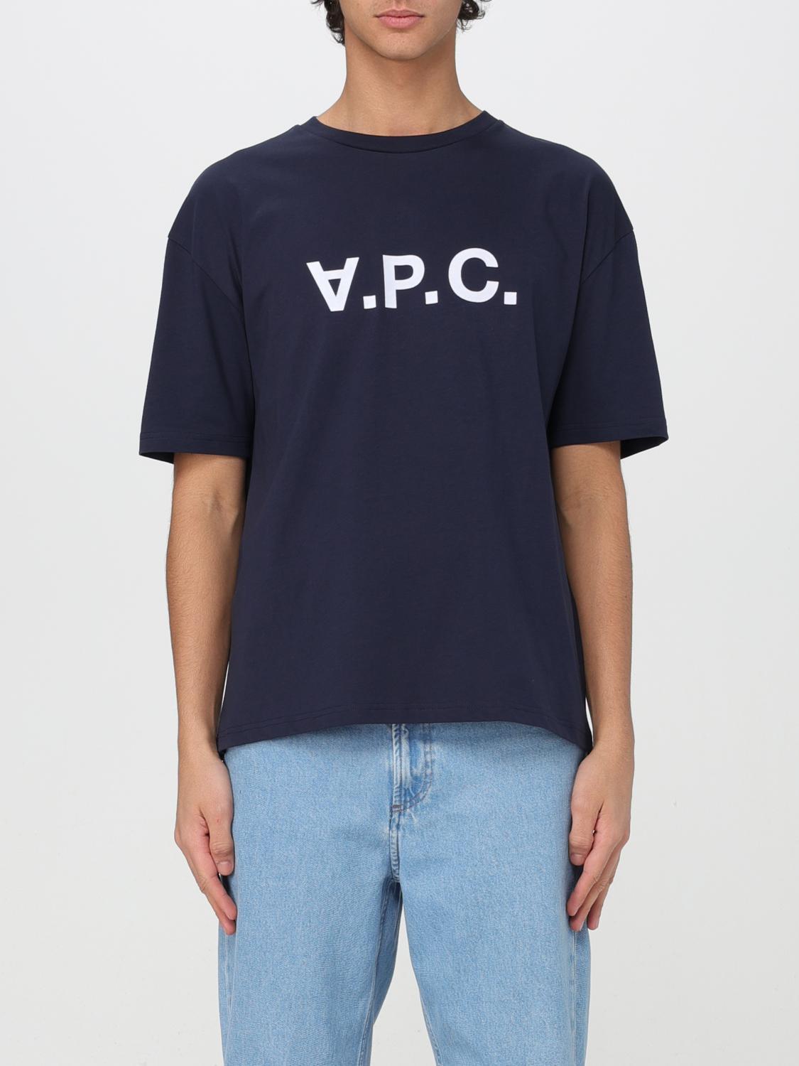 T-Shirt A.P.C. Men colour Blue