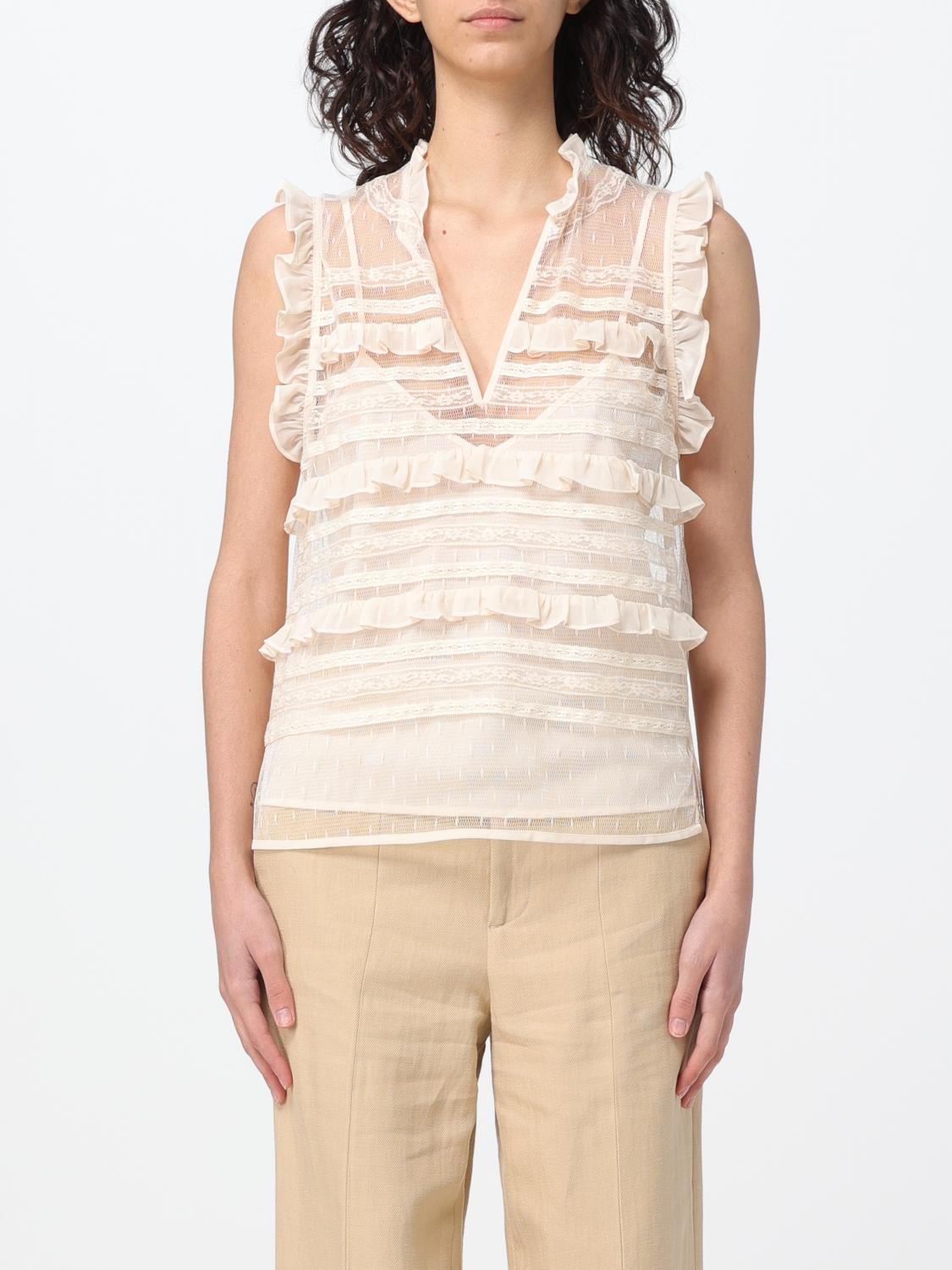 Top TWINSET Woman colour Ivory