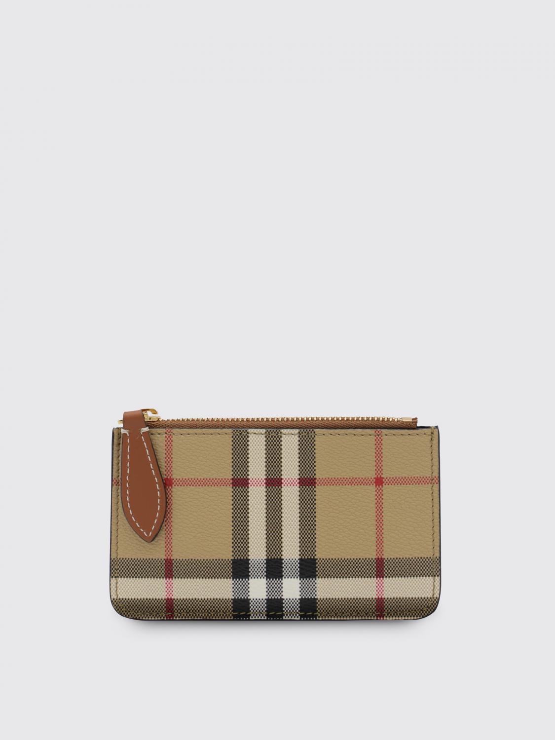 Wallet BURBERRY Woman colour Beige