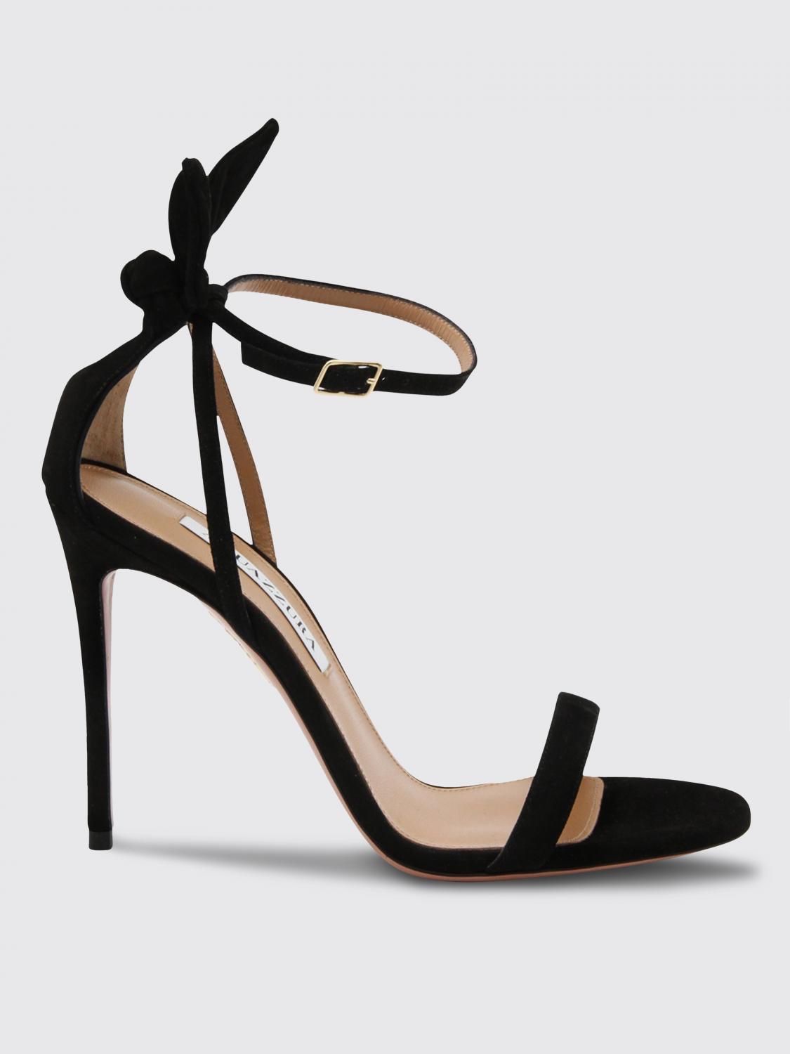 Heeled Sandals AQUAZZURA Woman colour Black