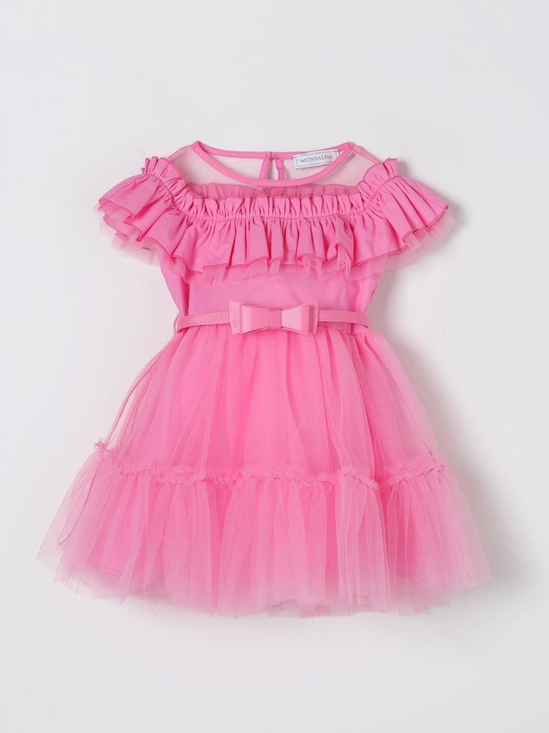 Dress MONNALISA Kids colour Pink