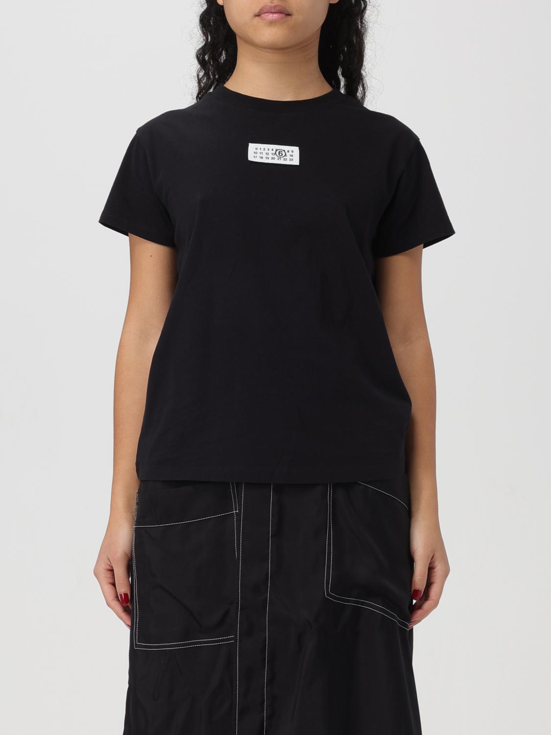 T-Shirt MM6 MAISON MARGIELA Woman colour Black