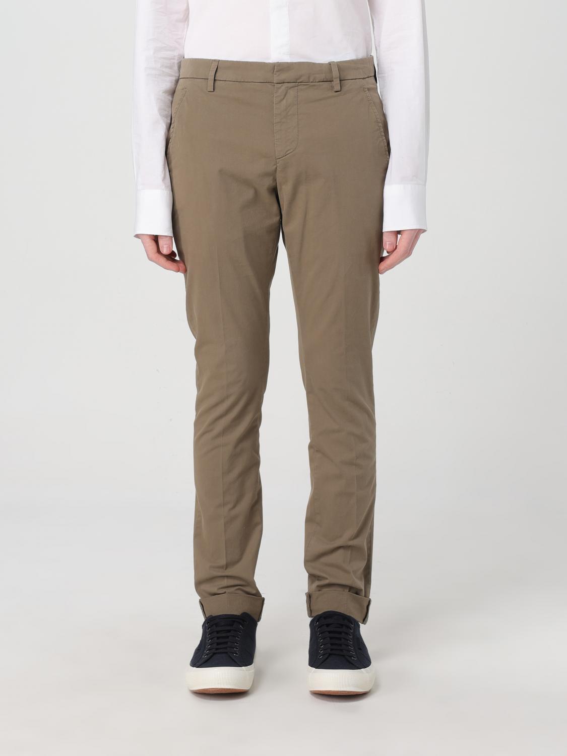 Trousers DONDUP Men colour Brown