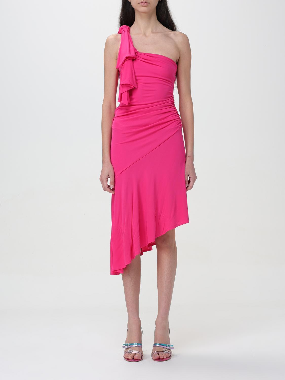 Dress PINKO Woman colour Fuchsia